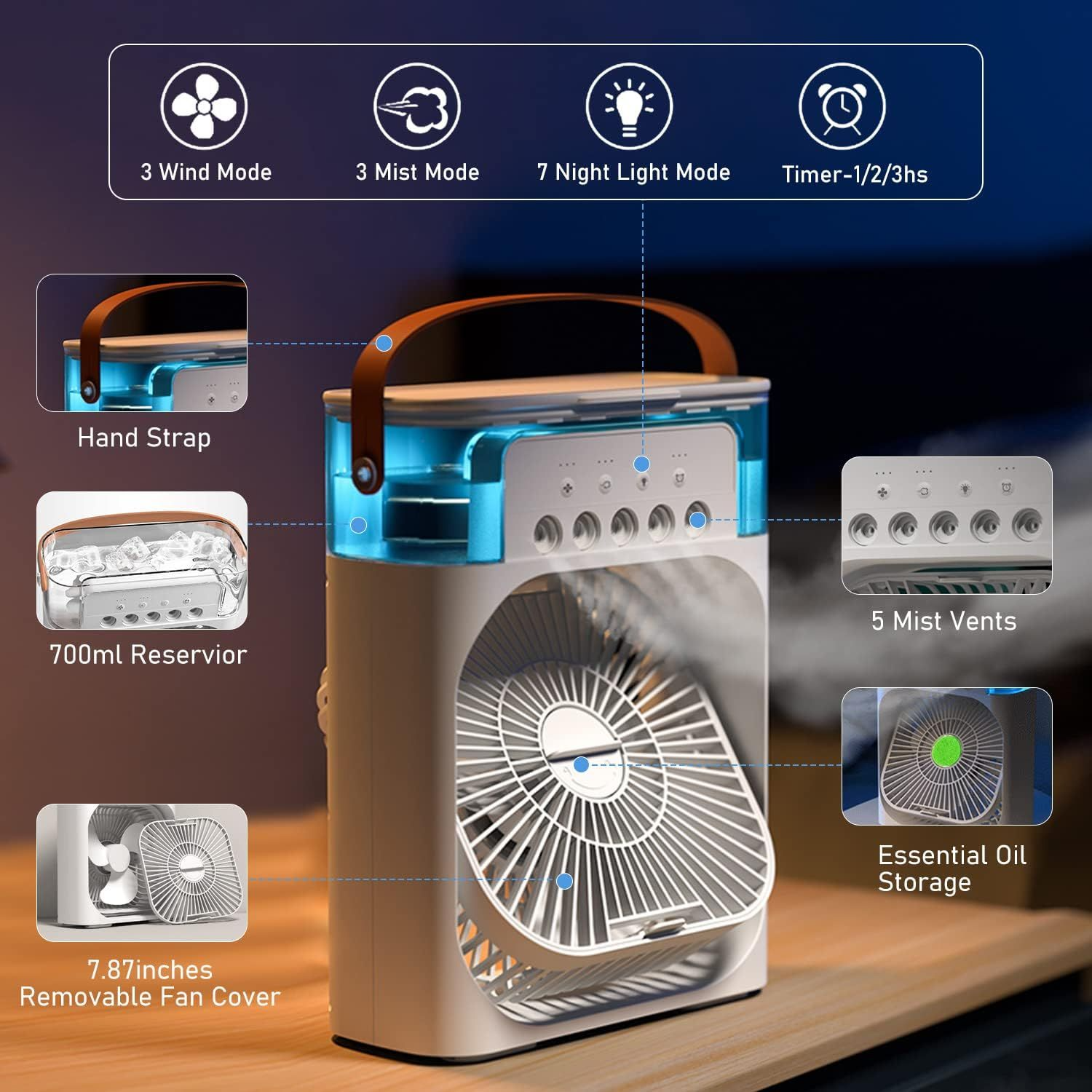 Cooling Fan With Ice